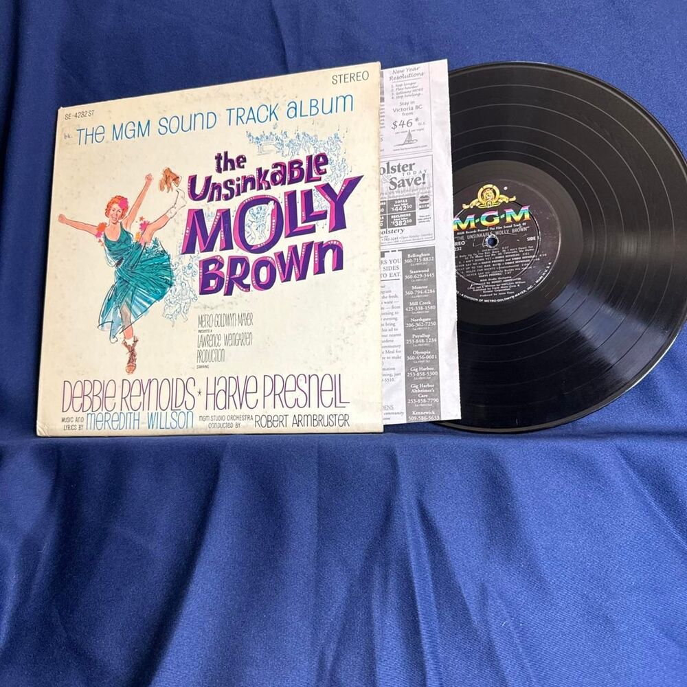 1964 The Unsinkable Molly Brown soundtrack album vinyl
